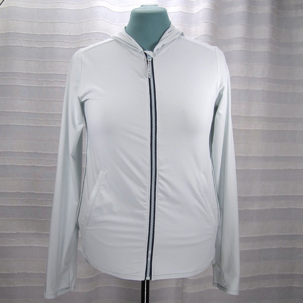 Athleta Girl Ice Blue Lightweight Zip Hoodie - XXL/16